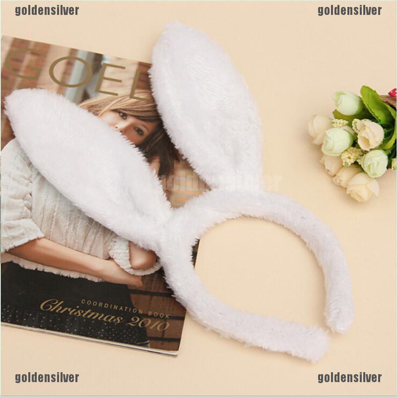 Băng Đô Tai Thỏ Bằng Lông Xù Thời Trang Dành Cho Hóa Trang