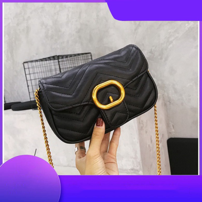 Túi xách nữ đeo chéo khóa mạ vàng sang chảnh siêu xinh TX22 túi đeo vai Chip Xinh Bag