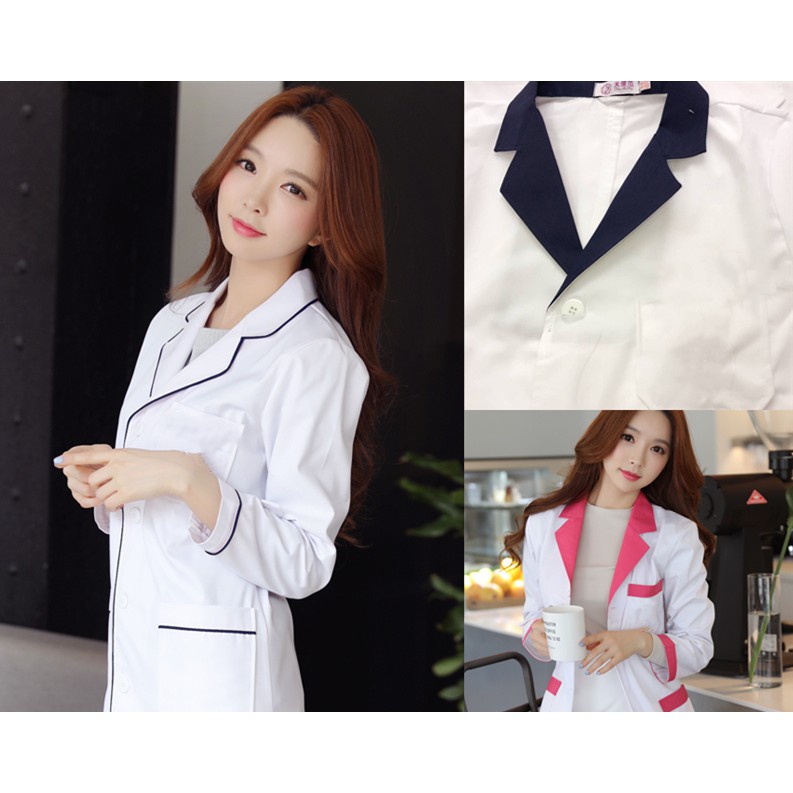 Áo Khoác Y Tá/ Bác Sĩ/ Phẫu Thuật Tay Ngắn Nhiều Túi Nhiều Túi Tiện Dụng Cho Nữ Tỷ Lệ080.my85613081 | BigBuy360 - bigbuy360.vn