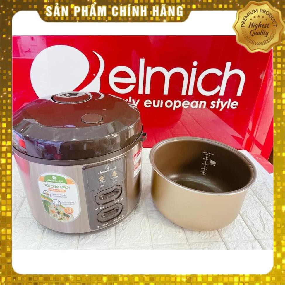 Nồi Cơm Điện Elmich Smartcook 1797 1,8 lít Bảo hành 12 tháng chính hãng