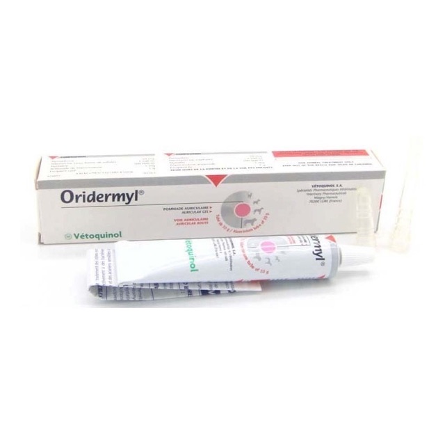 ORIDERMYL Dung dịch trị viêm tai chó mèo 10g
