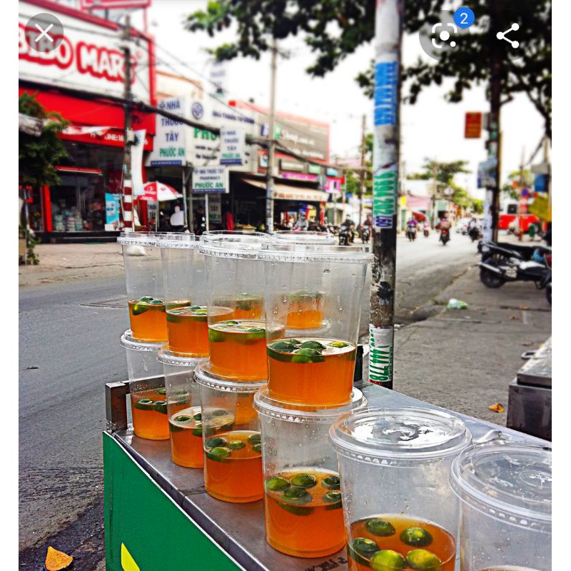 Ly Nhựa (900ml) 50 ly 50 nắp