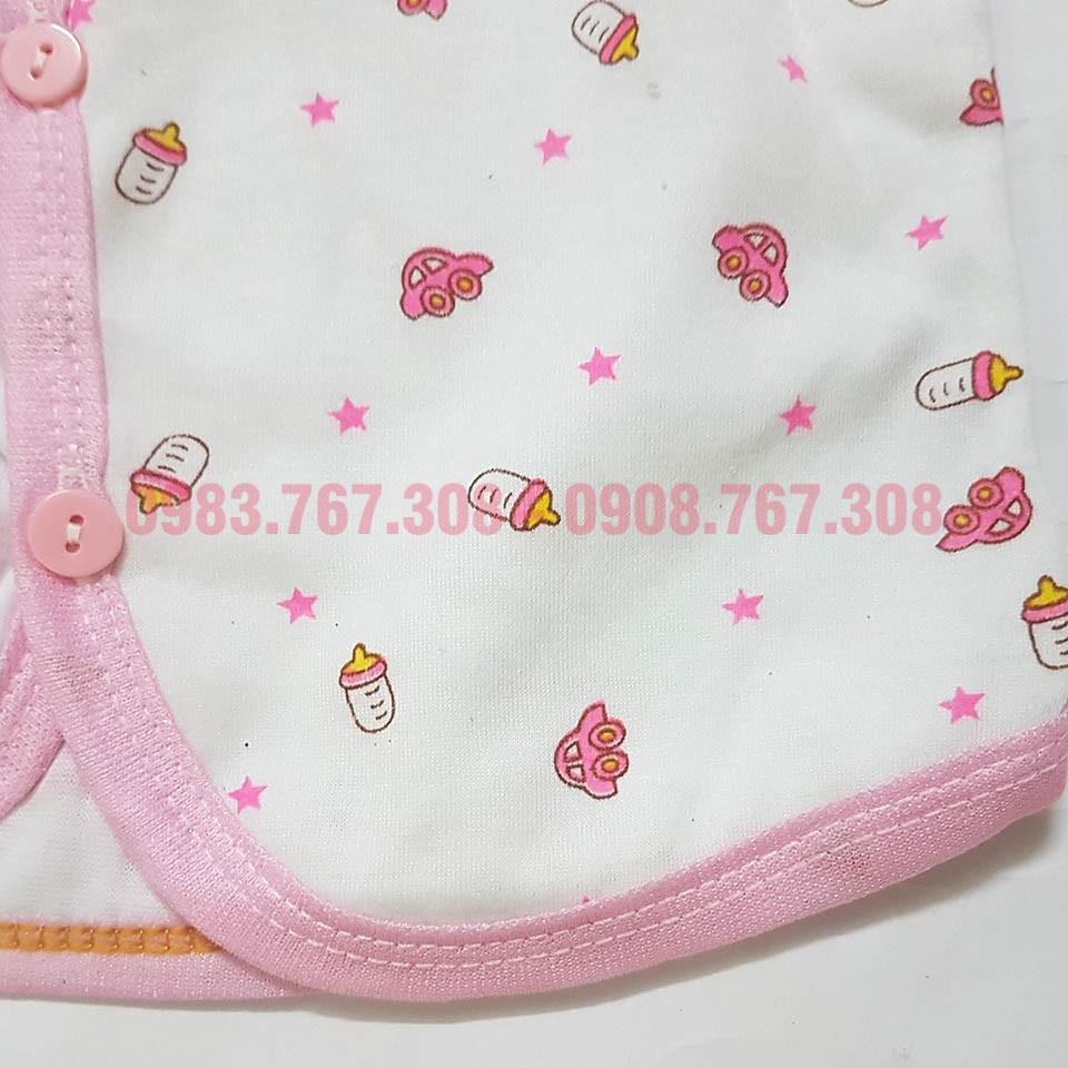 Sét 2 Ao Gile Sơ Sinh (Loại Cotton Mỏng) - Giao hàng ngẫu nhiên mẫu