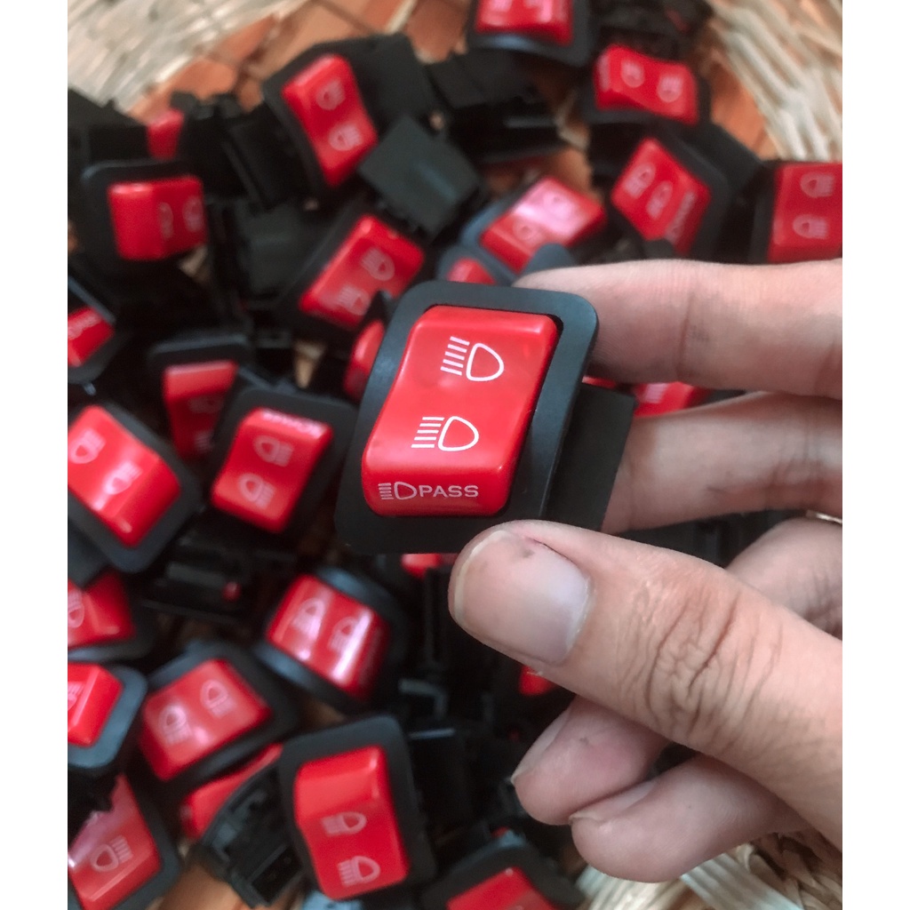 Nút công tắc đỏ Passing / nút tắt máy màu đỏ