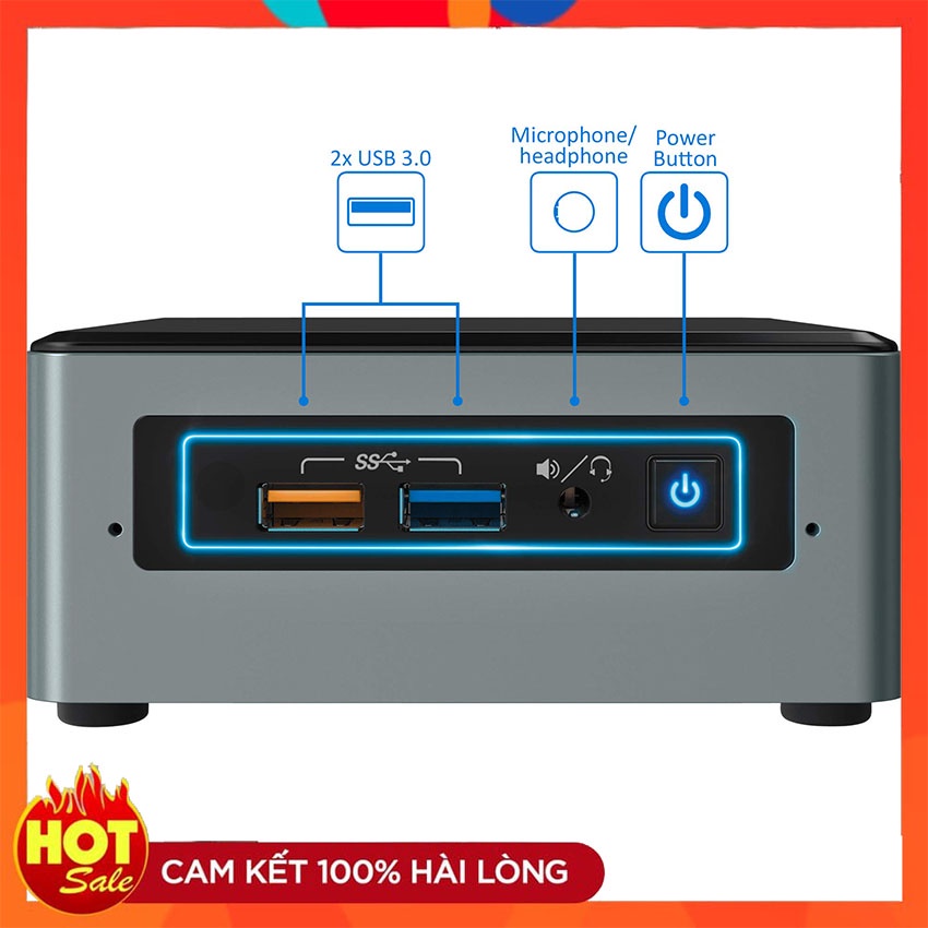 ❀[Nhỏ]Cây máy tính case PC mini Intel NUC J3455 Ram 4Gb 8Gb SSD 120G nhỏ gọn Gamming chơi game văn phòng giải trí phim 4 | BigBuy360 - bigbuy360.vn
