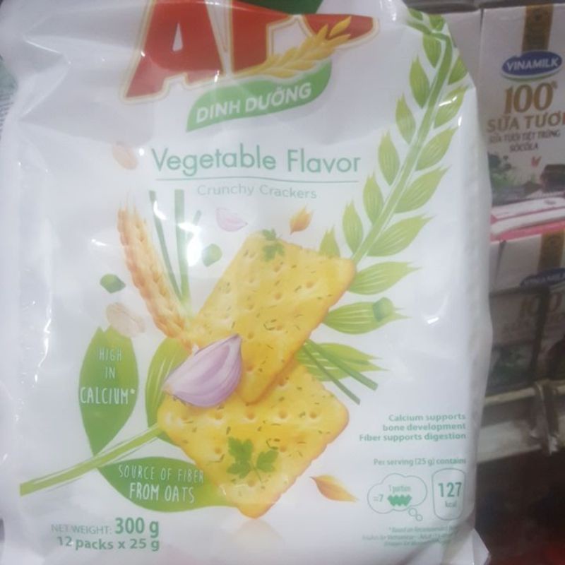 Bánh AFC túi 258g vị rau cải