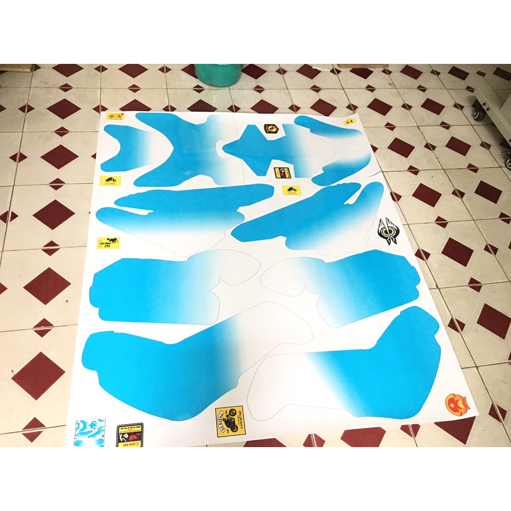 TEM TRÙM XE ĐIỆN XMEN MÃ 369 SIÊU PHẨM XANH TRẮNG