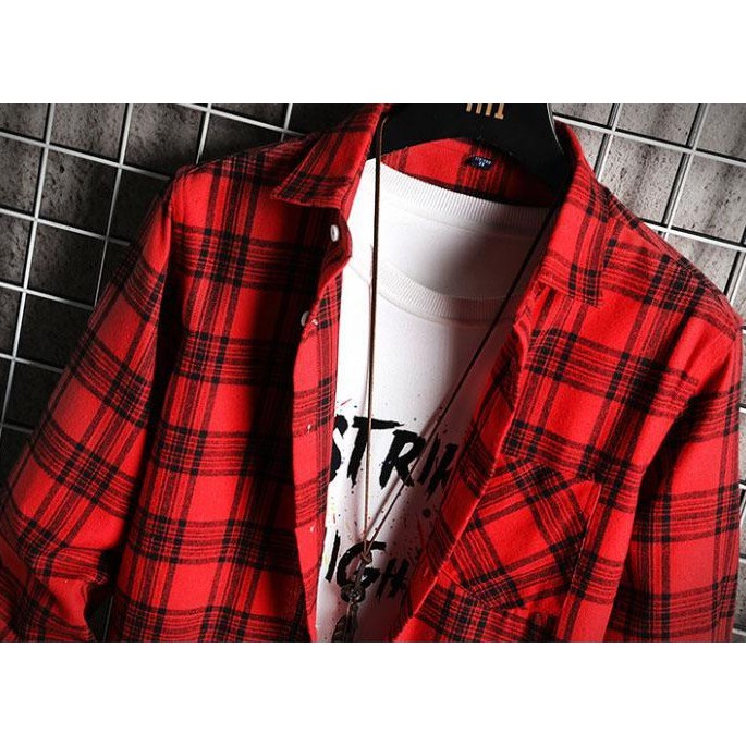 [Mã FAMAYMA2 giảm 10K đơn 50K] [FREESHIP_50K] Áo sơ mi caro flannel Unisex nam form rộng mẫu mới William - MT24 | BigBuy360 - bigbuy360.vn
