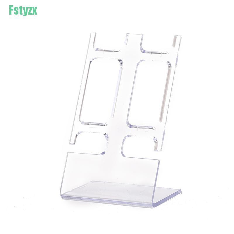 fstyzx watch storage box case jewelry display stand 4/2-holder rack showcase shelf