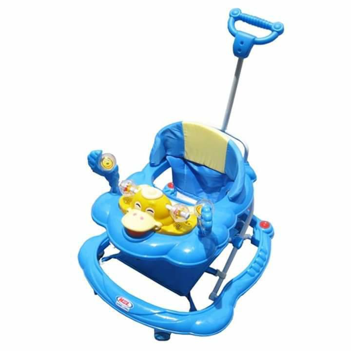 Xe tròn tập đi VIỆT NHẬT PLASTIC (có nhạc, có đẩy, chính hãng)