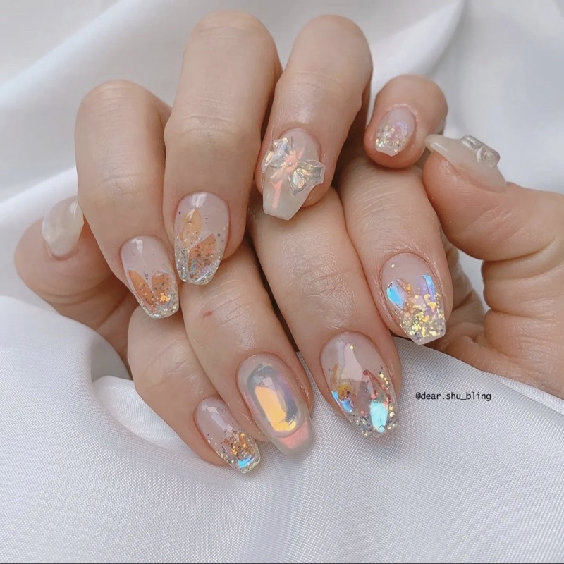 Đá nail, đá thạch thuỷ tinh nail