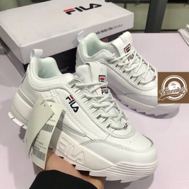 Giầy Fila trắng thể thao thời trang nữ đi chơi phố Còn Hàng đổi trả trong 7 ngày Đẹp Nhất