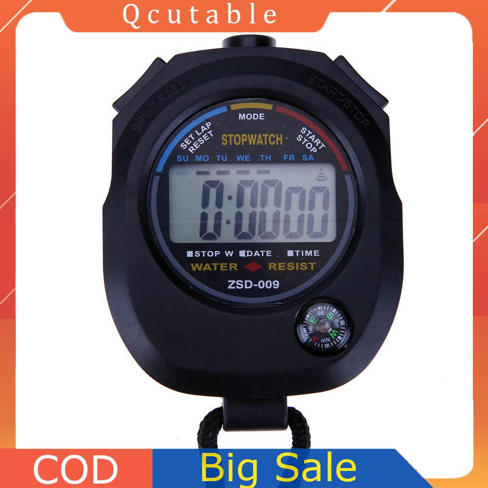 Đồng Hồ Bấm Giờ Màn Hình Lcd Chống Thấm Nước # 8y