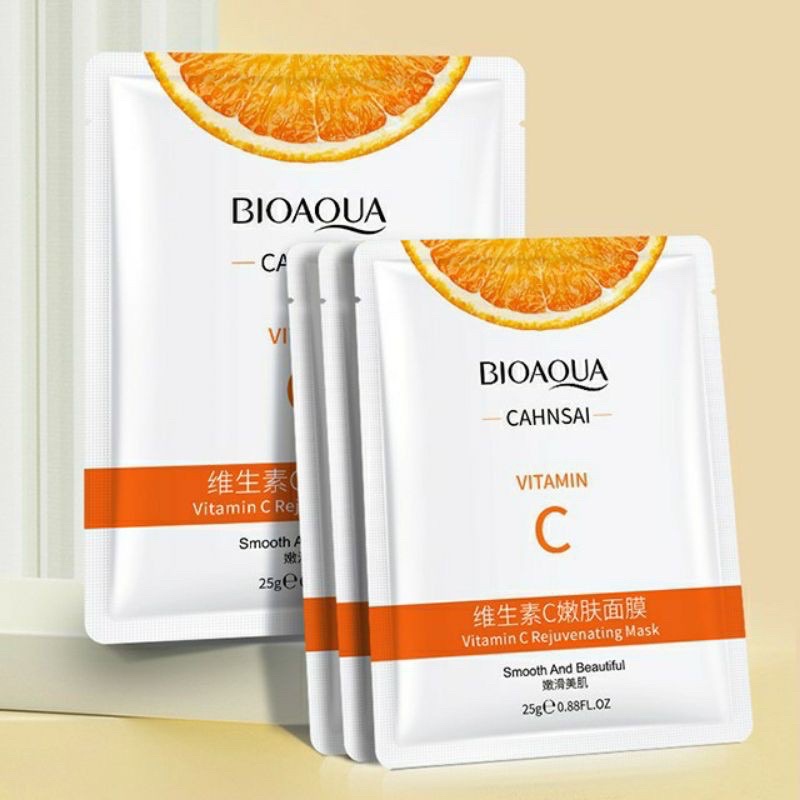 Mặt Nạ Bioaqua Vitamin C Trái Cam