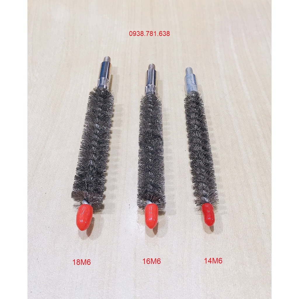 Chổi cước thông ống sợi Inox ren M6