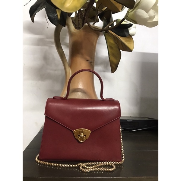 Túi da thật hiệu Ungaro Pháp - used bags