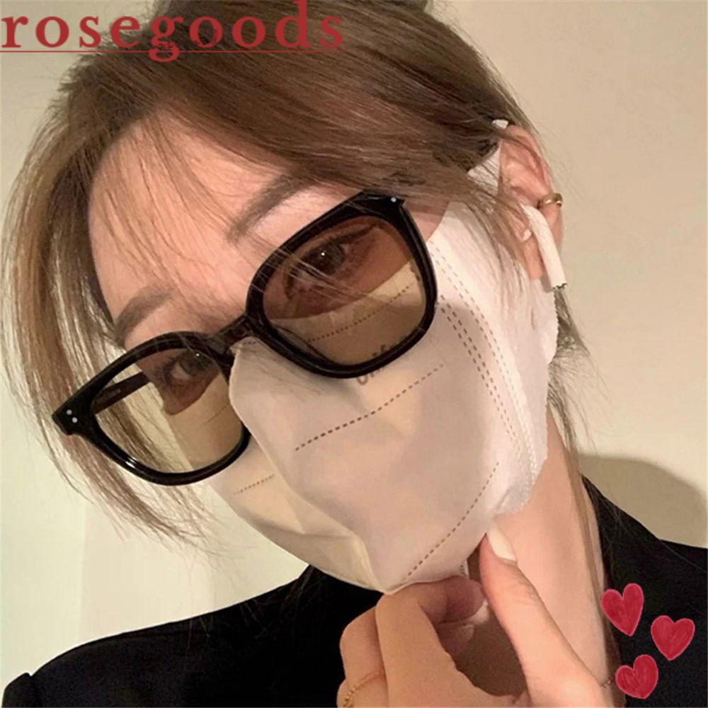 Kính Mát Gọng Vuông Màu Đen Phong Cách Vintage Thời Trang Cho Nữ