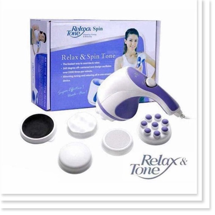 Máy đánh tan mỡ bụng cầm tay Relax Spin Tone