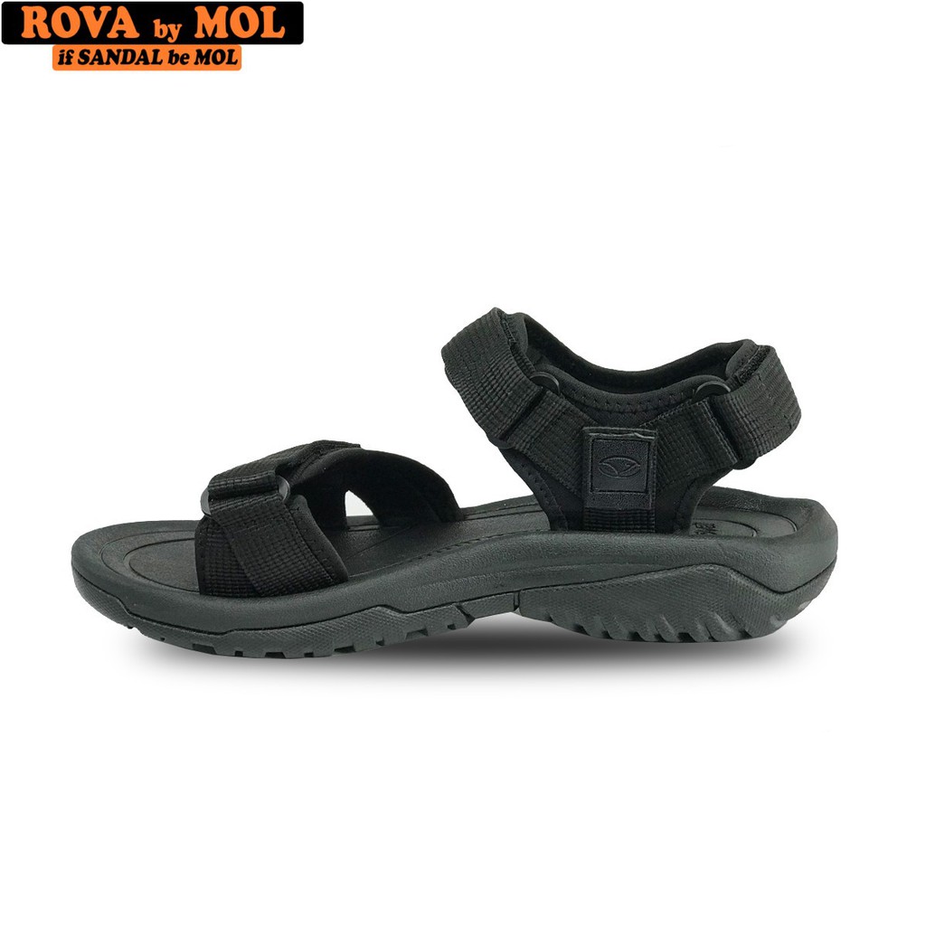 Giày sandal nam quai ngang có quai hậu cố định mang đi học đi biển du lịch hiệu Rova RV679B