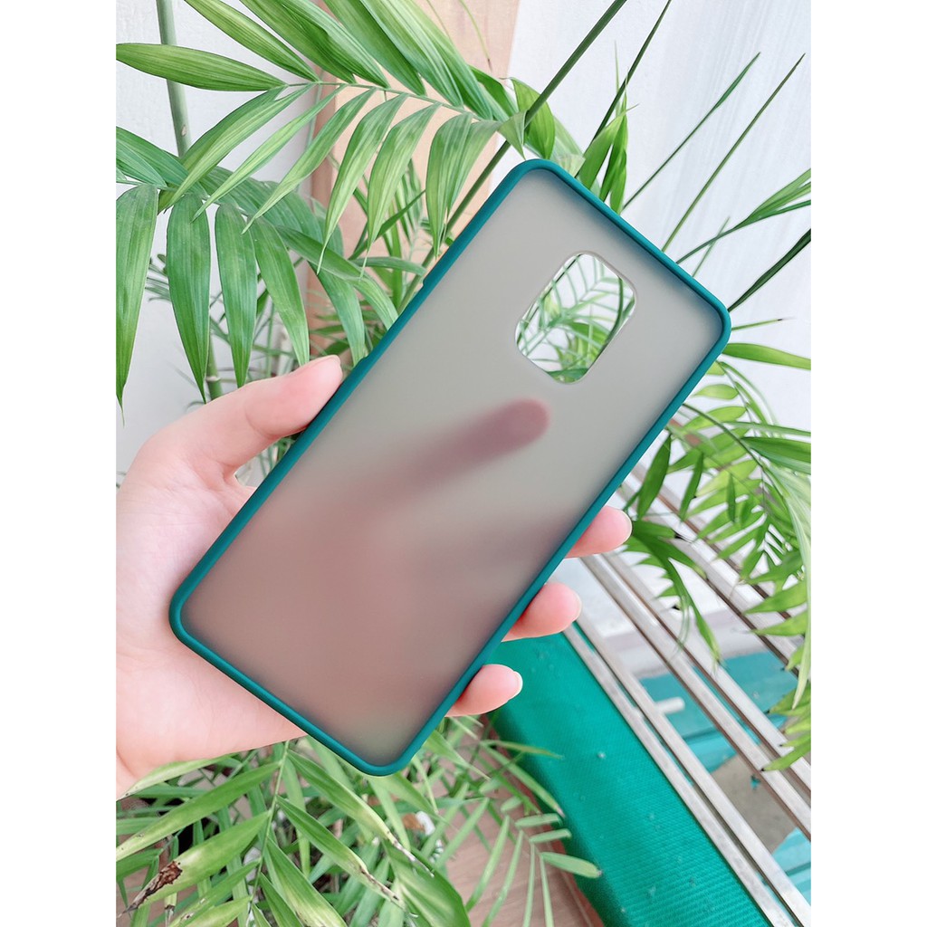 Ốp lưng Xiaomi Note 9s / note 9 pro  poco f2 pro / k30 ultra cao su non trong nhám viền màu