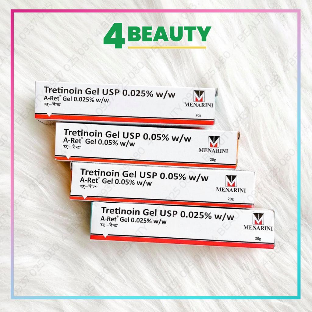 Tretinoin Aret 0.1% - 0.05% - 0.025% gel Giảm Mụn, Chống Lão Hóa, Tre Tretinol Ấn Độ - 4 BEAUTY