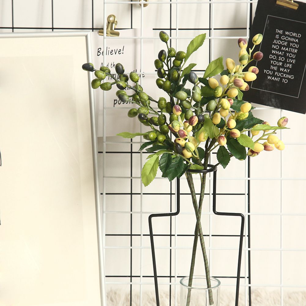 Nhánh Quả Mọng Nhân Tạo Độc Đáo Trang Trí Tiệc Cưới/ Phông Nền Chụp Ảnh DIY|Cây Giả Nhiều Màu Trang Trí Nhà Cửa
