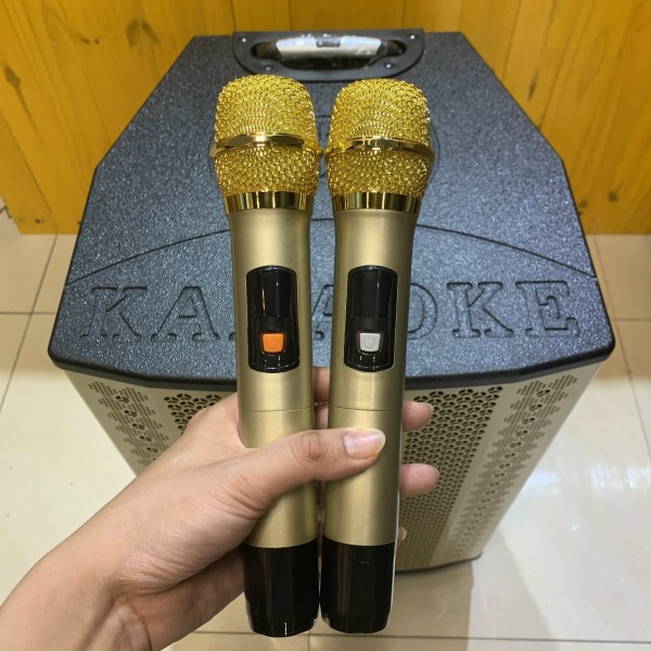 Loa kéo di động Kingbass KB-808 Loa thùng gỗ Bass 4 Tấc Công Suất Lớn, Hát Karaoke Cực Đỉnh, Pin Lâu + Bảo hành 12 tháng