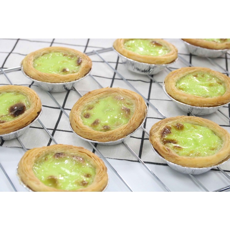 Combo 30 đế tart trứng và kem sữa dừa lá dứa Nhất Hương