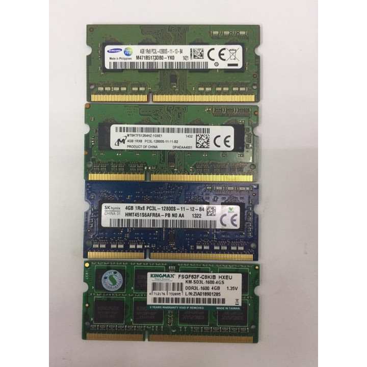 Ram laptop 4gb Pc3 bus 1600 chính hãng | BigBuy360 - bigbuy360.vn