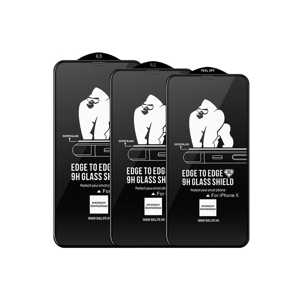 Kính Cường Lực iPhone KingKong Full Màn Hình 7plus/8plus/X/Xr/Xs/11/12/13/14/pro/max/promax - RIKO
