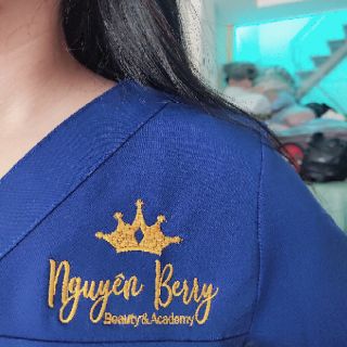Đồng phục spa xanh dương