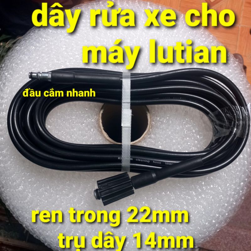 dây rửa xe máy lutian ( 9m.14m.19m )