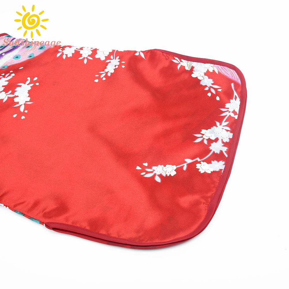 Đầm sườn xám bé gái màu sắc tươi tắn xinh xắn phong cách Trung Hoa