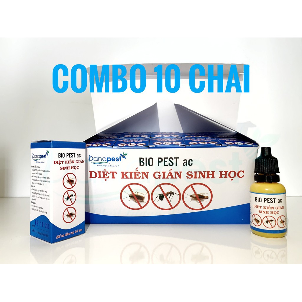 BIO PEST ac 20ml - DIỆT GIÁN ĐỨC (COMBO 10 CHAI) - DIỆT KIẾN, GIÁN SINH HỌC