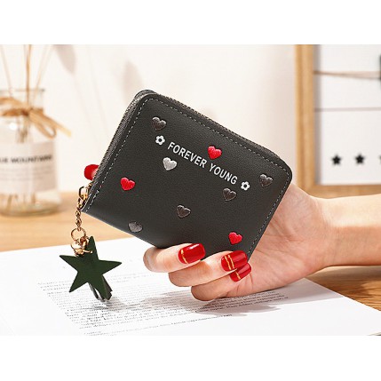 VÍ NỮ CẦM TAY FROM KOREA SIÊU CẤP MƯA TIM V244 HOT TREND 2021 | BigBuy360 - bigbuy360.vn