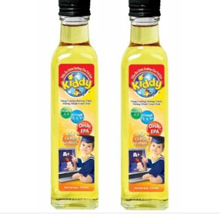 Combo 2 chai dầu ăn kiddy dinh dưỡng cá hồi cho bé