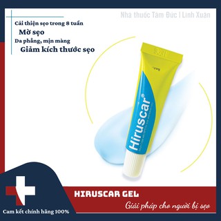 HIRUSCAR GEL [TUÝP 5G/20G] - GIẢI PHÁP CHO SẸO LỒI, SẸO LÕM, SẸO THÂM