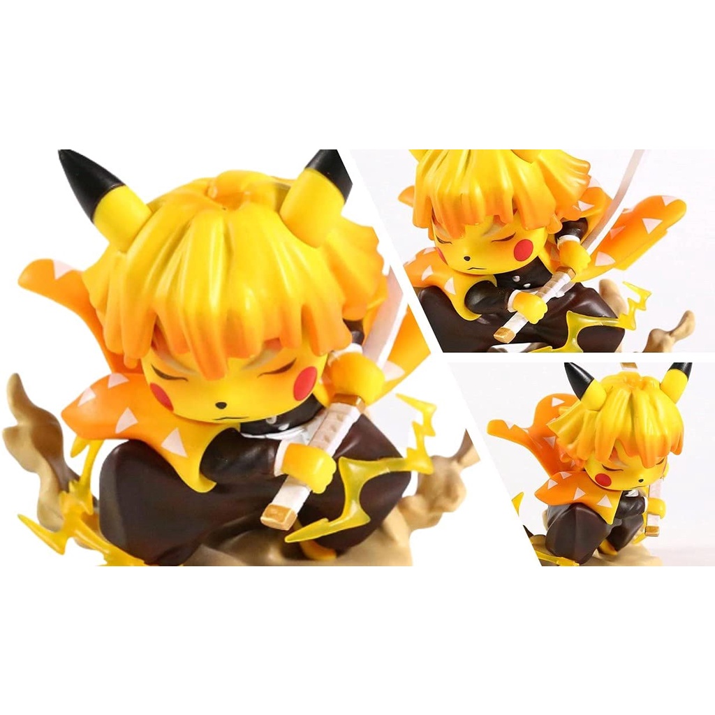 Mô hình Pikachu cosplay Agatsuma Zenitsu