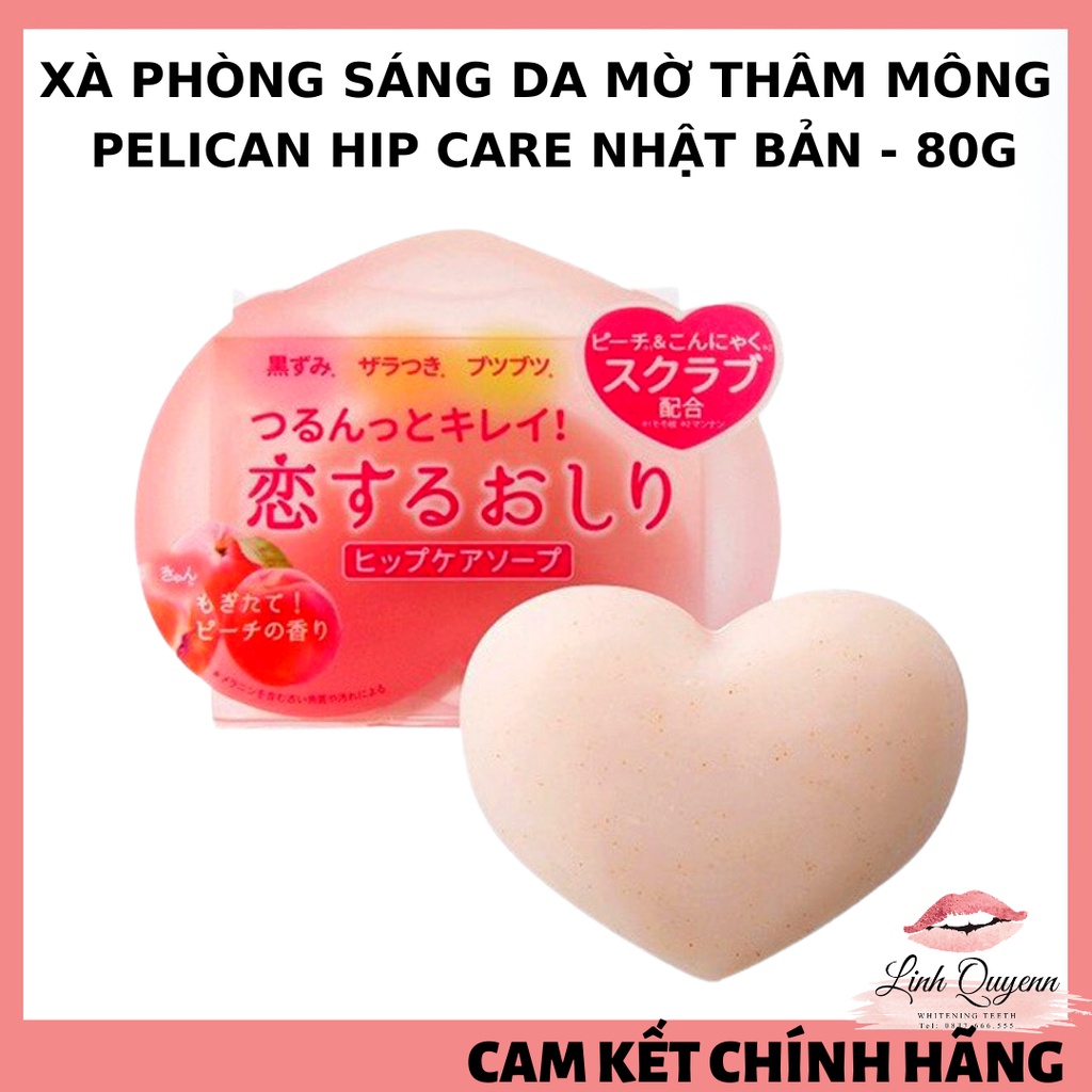 Xà Phòng Loại Bỏ Thâm Mông Pelican Hip Care Soap Nhật Bản 80G