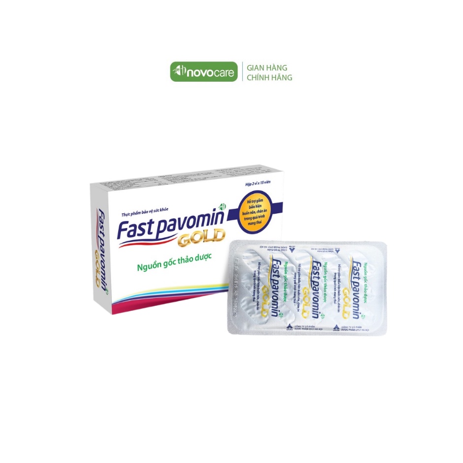 Fast Pavomind Gold - Hỗ Trợ Giảm Triệu Chứng Ốm Nghén, Kích Thích Tiêu Hóa, Tăng Cường Miễn Dịch Ở Phụ Nữ Mang Thai