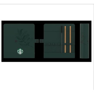 Set 2 bộ ống hút tre & chổi cọ rửa starbucks