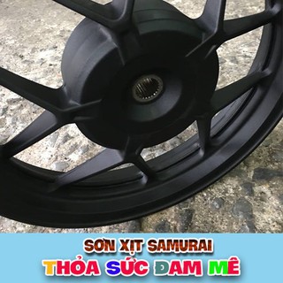 Sơn samurai màu đen nhám 109A