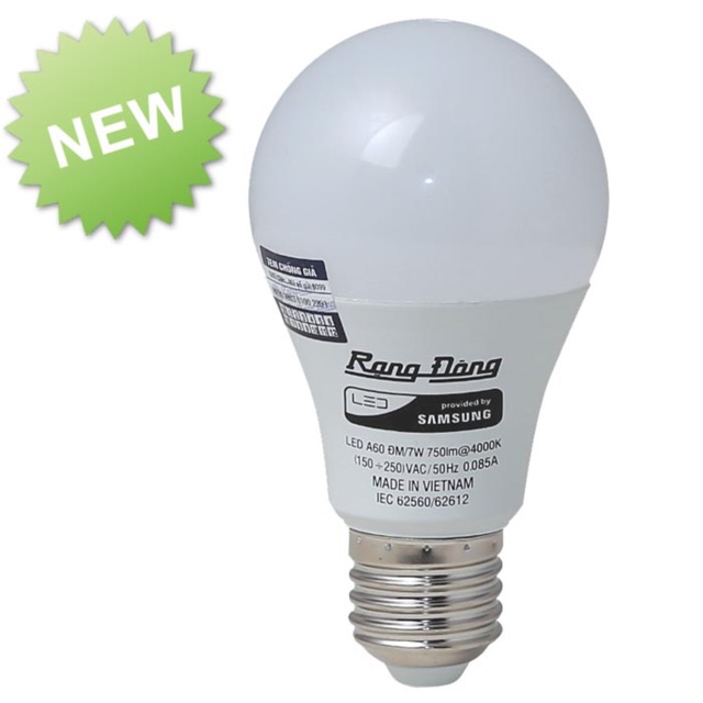 Bóng đèn led tròn đổi màu 7W / 9W Rạng Đông chip led Samsung | BigBuy360 - bigbuy360.vn
