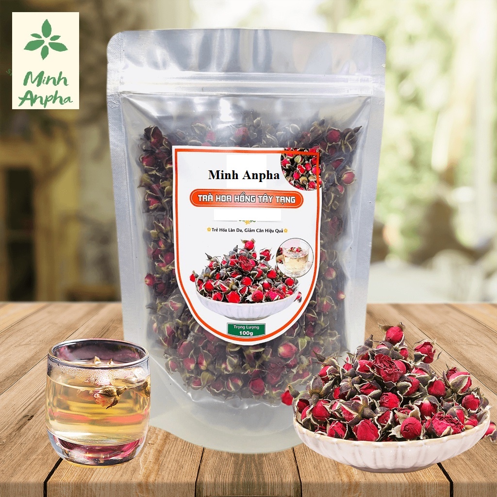 ✅ Trà Hoa Hồng Tây Tạng Sấy Khô Nguyên Nụ Thơm Đẹp Đẹp Da, Giảm Stress, Thải Độc, Chống lão hóa