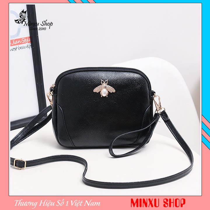 Túi xách đeo chéo nữ đẹp, túi da con ong mềm nhỏ gọn đi chơi, đựng ví, điện thoại thoải mái phong cách Hàn Quốc TD22