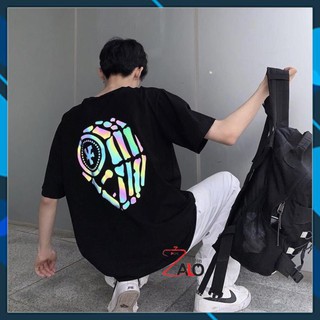 Áo Thun Phản Quang DIRTY COINS BIG Form Rộng Tay Lỡ Phản Quang Đa Sắc