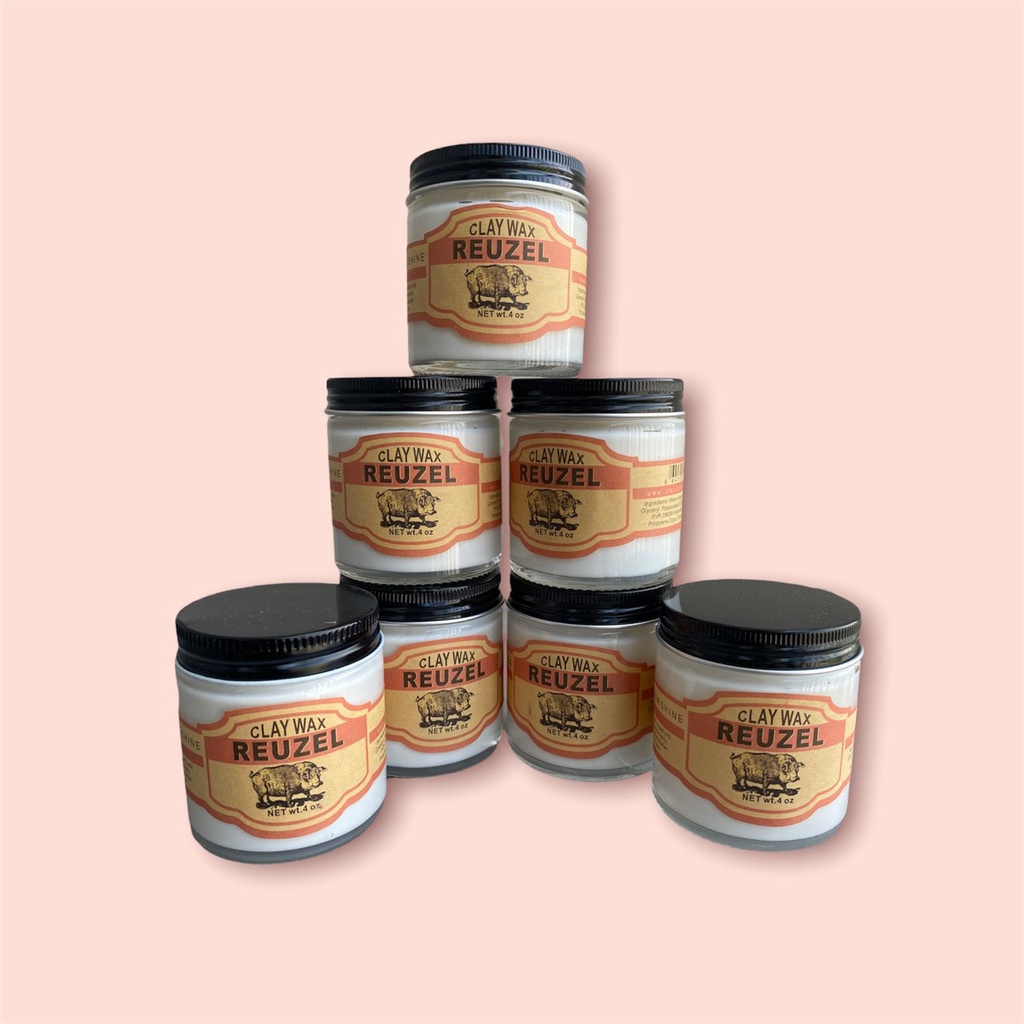 Sáp Vuốt Tóc REUZEL CLAY WAX Made in USA - Wax Tạo Kiểu Tóc Chính Hãng, Siêu Giữ Nếp MN45