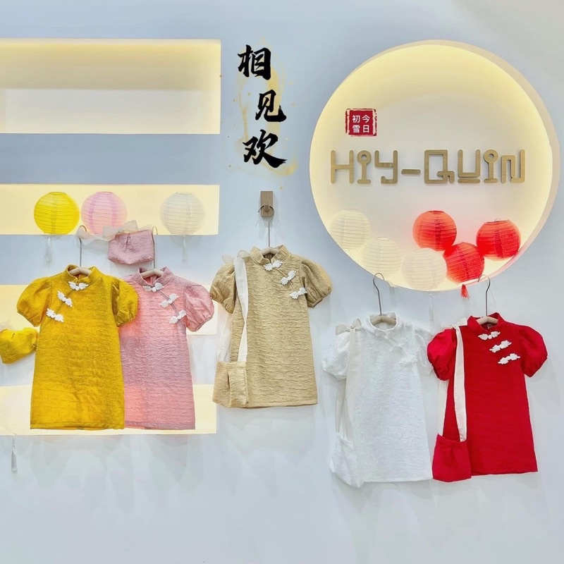 Hàng Loại 1 Tặng Túi - Áo Dài Cho Bé Gái