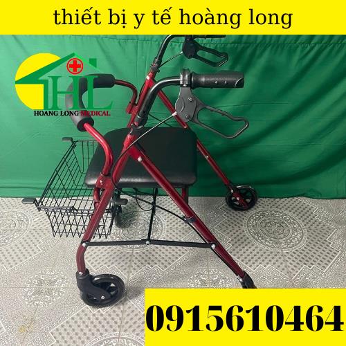 Khung Tập Đi  Lucass W-14  Có Tay Phanh,Có Ghế Ngồi , Giỏ Đựng Và Bánh Xe