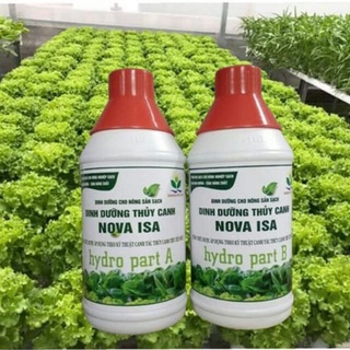 Dinh dưỡng thủy canh NoVa ISA cặp 2 lít